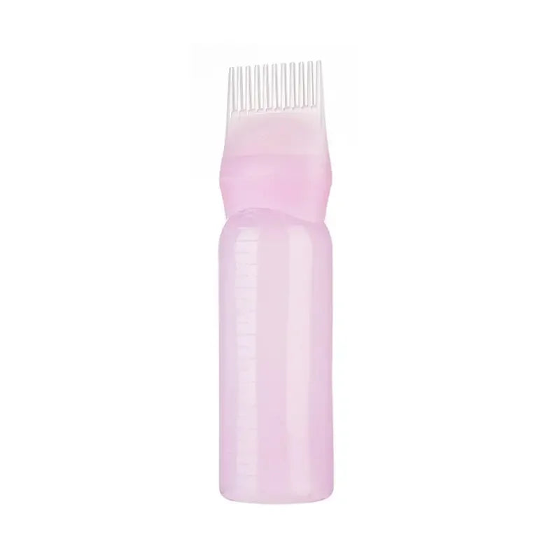 120ml 4.06oz Hair Dyeing Bottle Squeeze Applicator Bottle Oil Plastic Hair Dye Bottle Hair Coloring Hairdressing Styling Tool
