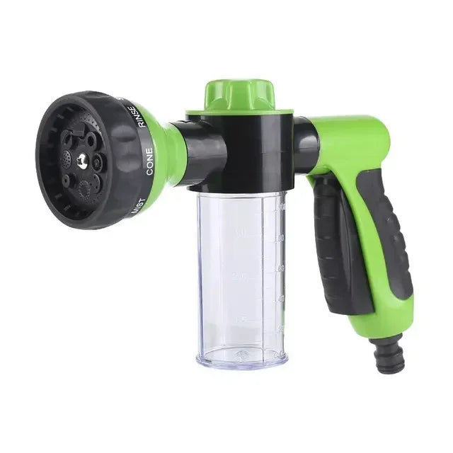 High Pressure Water Spray Gun, Adjustable Nozzle Foam Car Wash Gun for Car and Garden Cleaning, Portable ABS Hose Nozzle