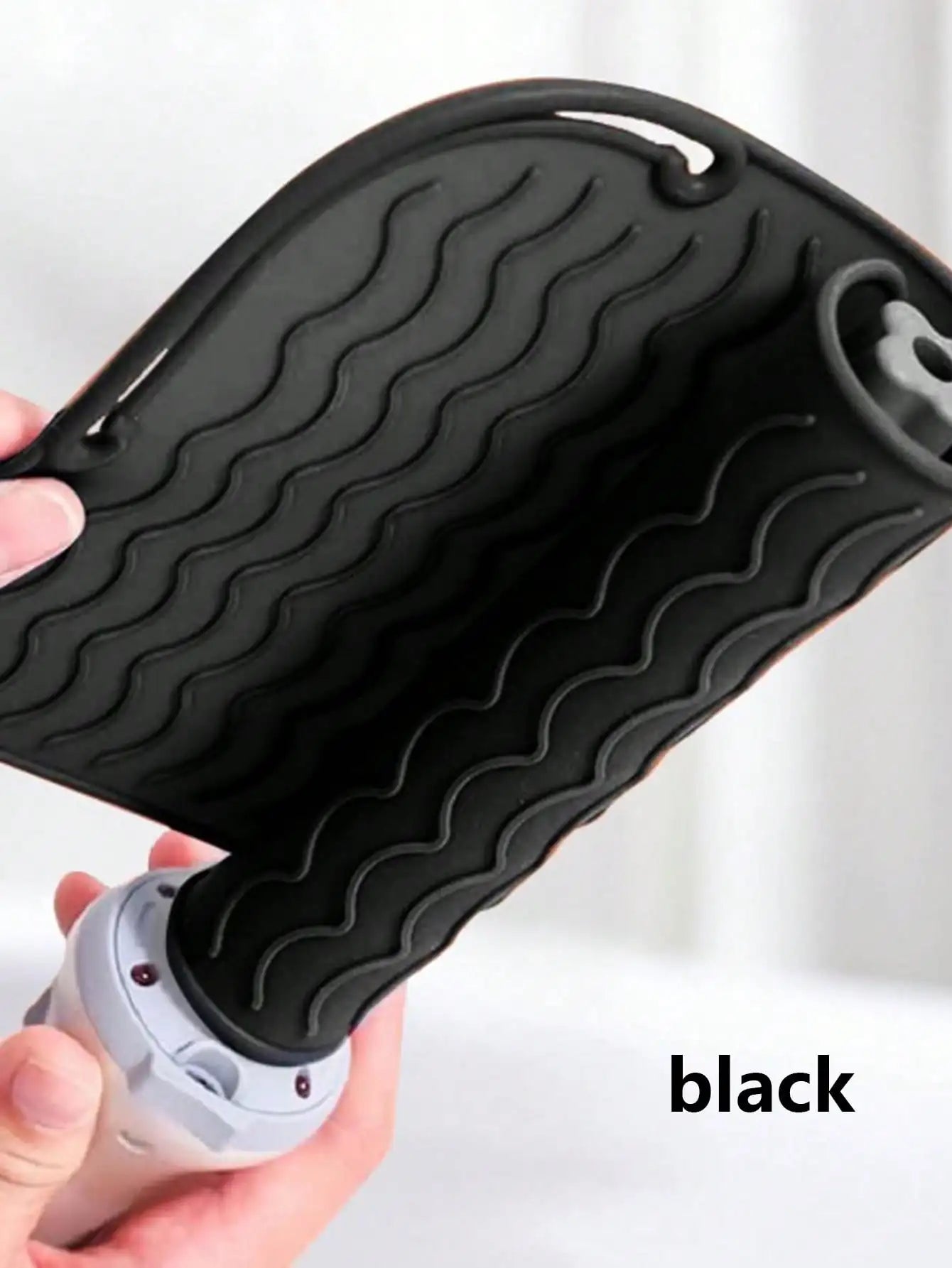 Silicone Heat Resistant Travel Mat, Portable Pad Cover for Curling Iron, Flat Iron and Hair Straightener, Plus Size